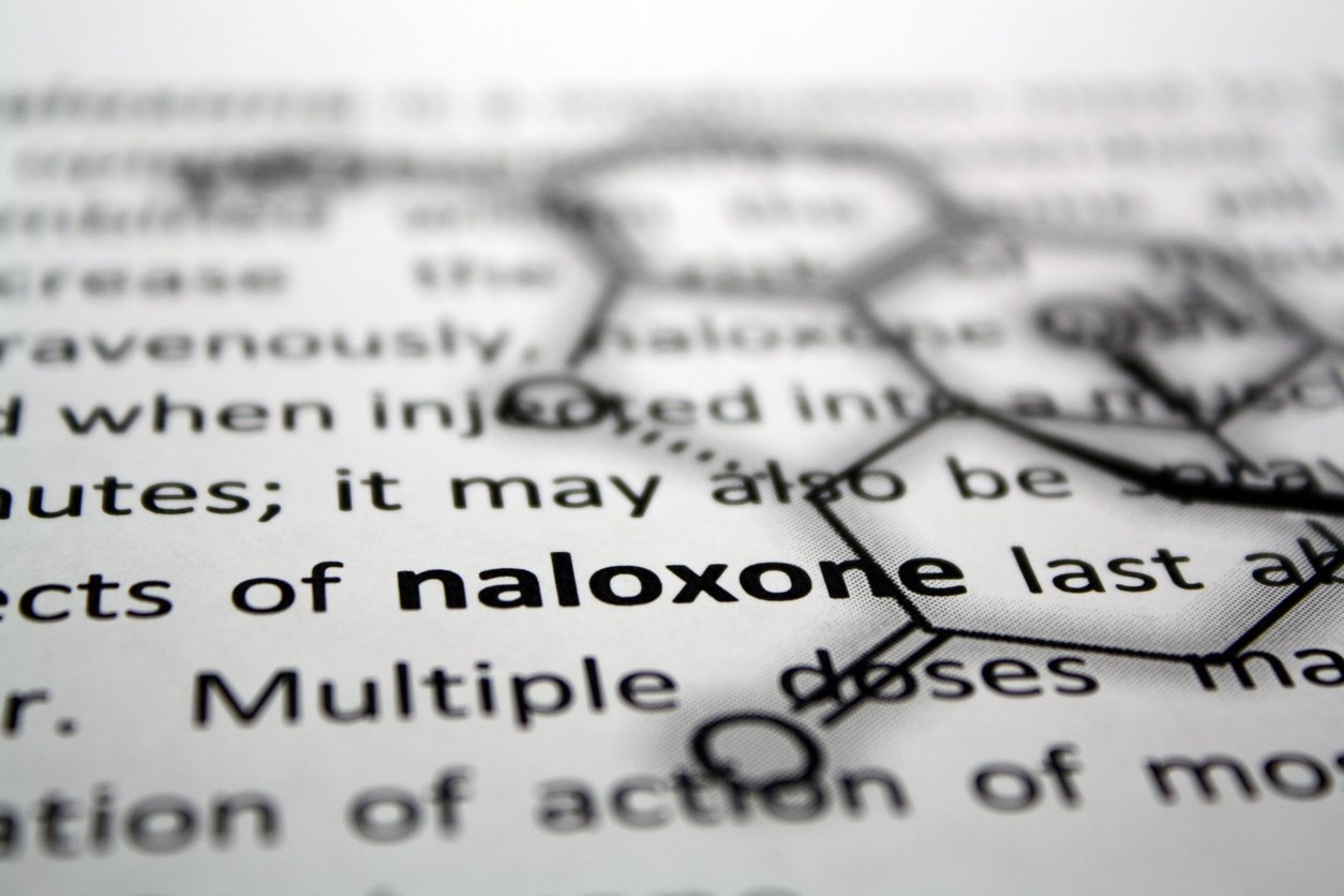 Image of naloxone medication information