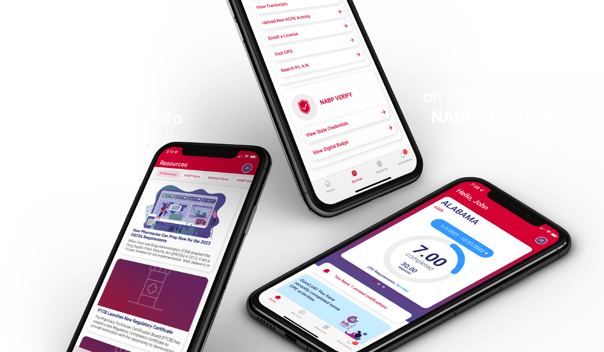 Access More Info & Services on the Updated NABP Mobile App