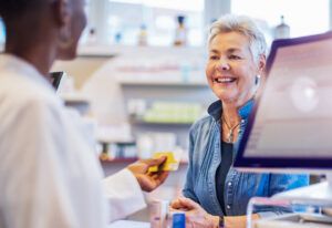 Patient paying for medication